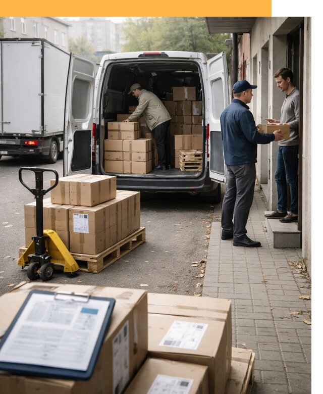 Доставка грузов от двери до двери с таможней от 45815 руб.