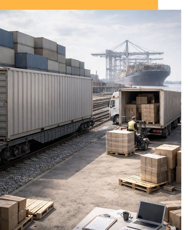 Мультимодальные перевозки грузов по миру от 45815 руб