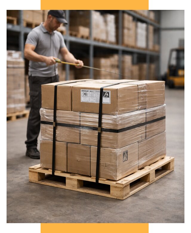 Упаковка и паллетирование грузов от 3563 р. | СетСервис-Шбк