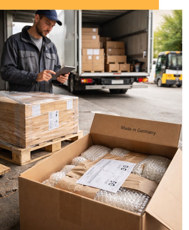 Доставка грузов из Германии от 45815 руб с таможенным оформлением