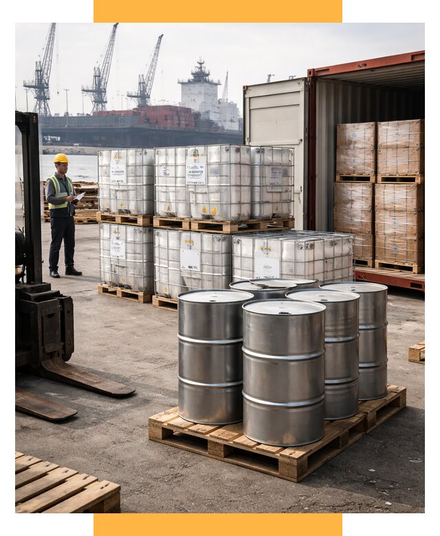 Доставка химического сырья из Индии от 254525 р. | СетСервис-Шбк