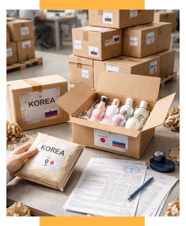 Доставка косметики из Кореи от 8654 р. под ключ | СетСервис-Шбк
