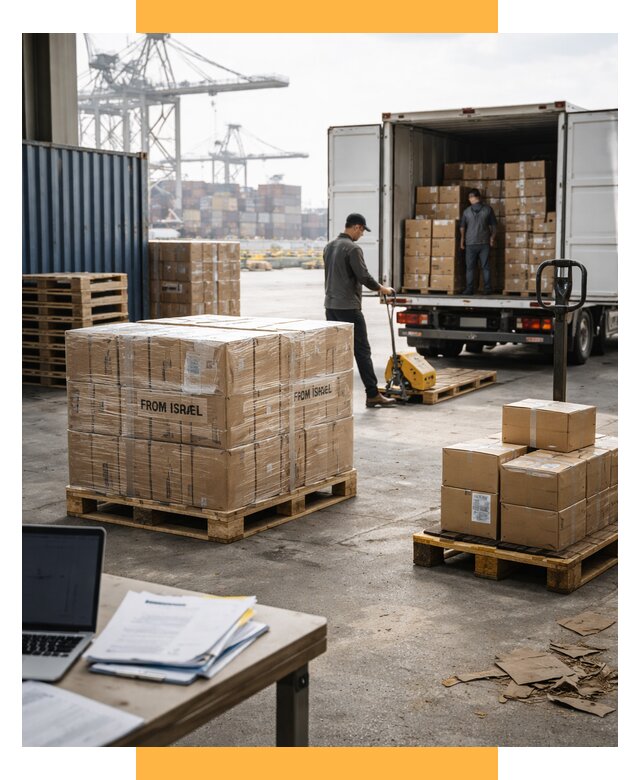 Доставка грузов из Израиля от 15272 р., логистика от СетСервис-Шбк