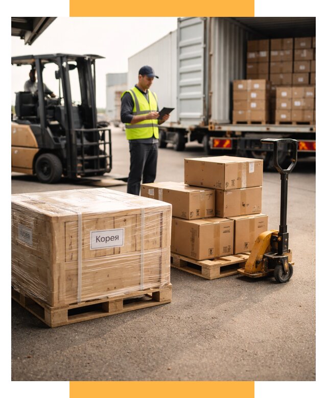 Доставка грузов в Корею из России от 35634 р. | СетСервис-Шбк