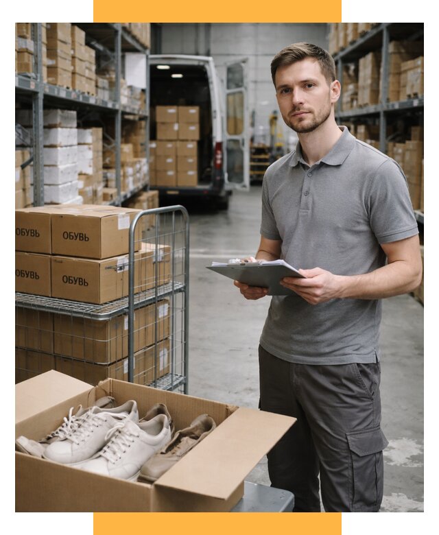 Доставка обуви из Китая и Турции от 4581 р. СетСервис-Шбк