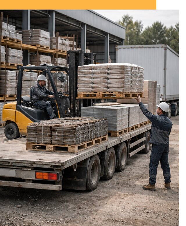 Перевозка строительных материалов по миру от 5600 руб