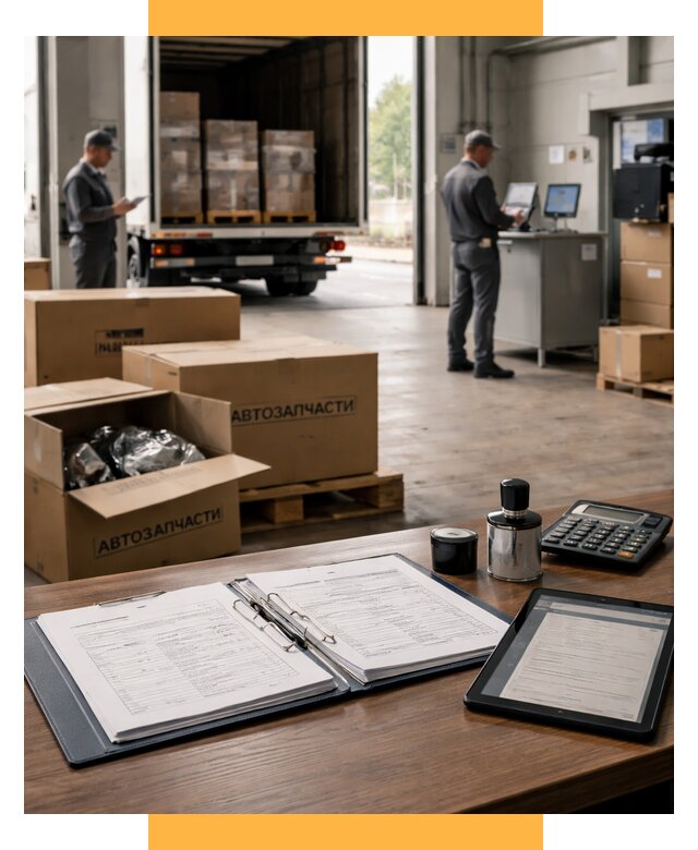 Таможенное оформление автозапчастей под ключ от 8654 р., СетСервис-Шбк