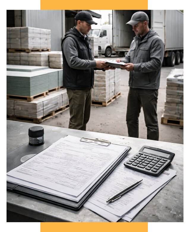 Таможенное оформление стройматериалов от 8654 р. | СетСервис-Шбк