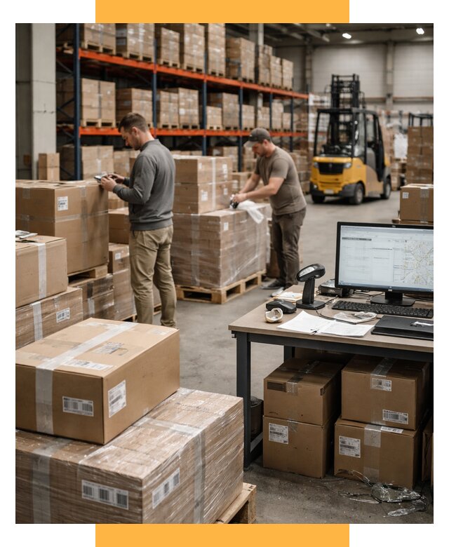 Склад консолидации в Европе от 6618 р., услуги СетСервис-Шбк